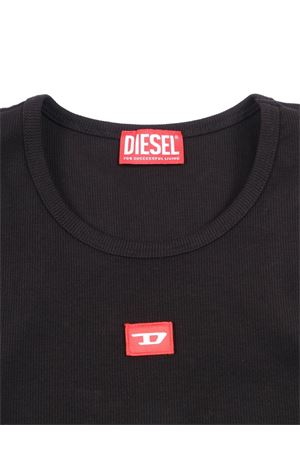 canotta in cotone nero DIESEL KIDS | J02594KYAZYK900